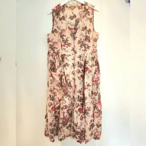 April Cornell Cotton Dress w Pockets